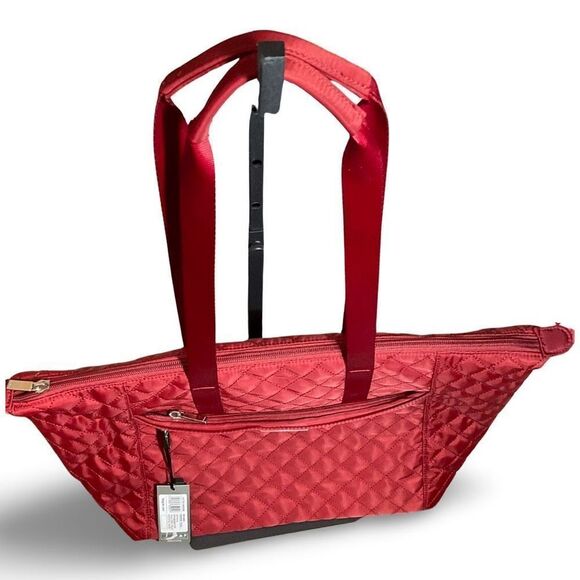 HEDGREN Diamond Touch, RFID Tote, Color- Sun Dried Tomato, NWT - Picture 3 of 11